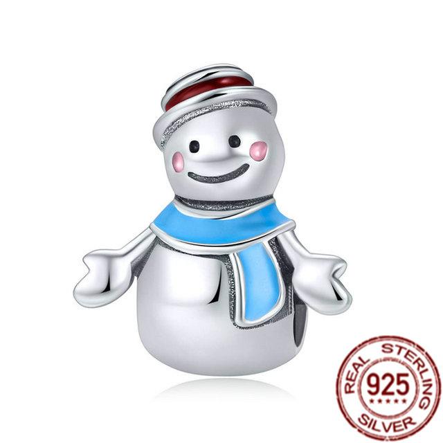 925 Sterling Silver Blue Butterfly Puffer Fish Bead Rainbow Parrot Squid Dangle Charm Fit Original Fasion Bracelet Jewelry Gift