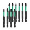Set 10 Bucăți Biți Torx 1/4 Inch Set Biți Șurubelniță Torx Adaptor Magnetic de Impact Set Biți Șurubelniță Hexagonală Instrument de Reparație