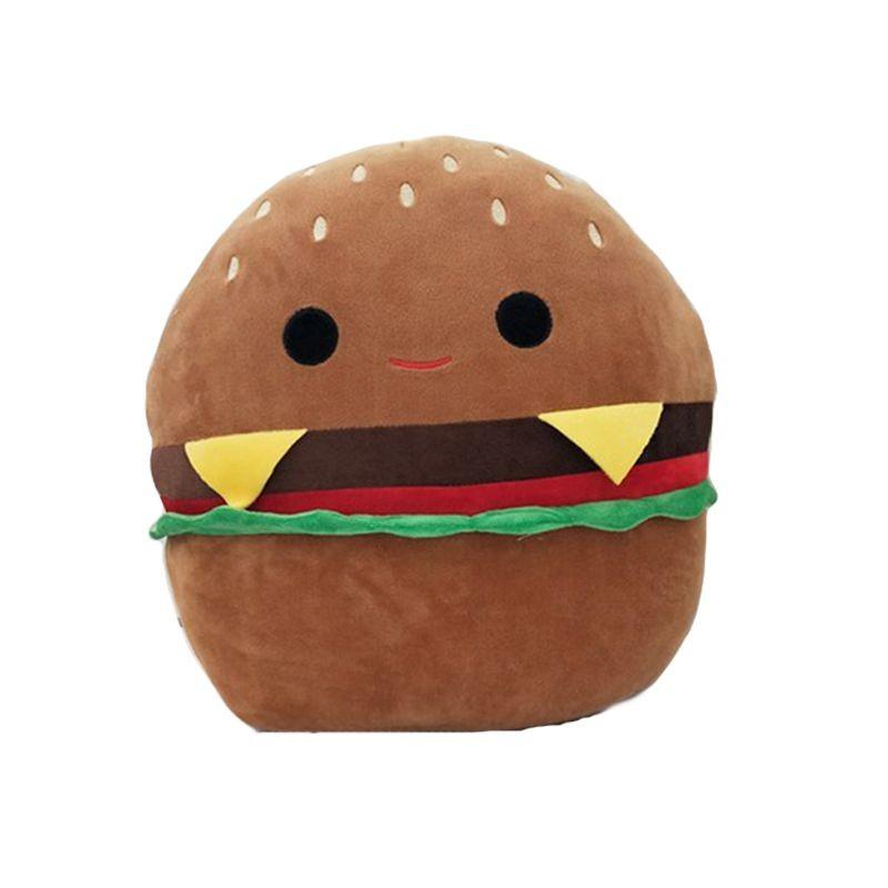 Animal Stuffed Toy Hamburger Plush Soft Dolls Large Cushion Pillow