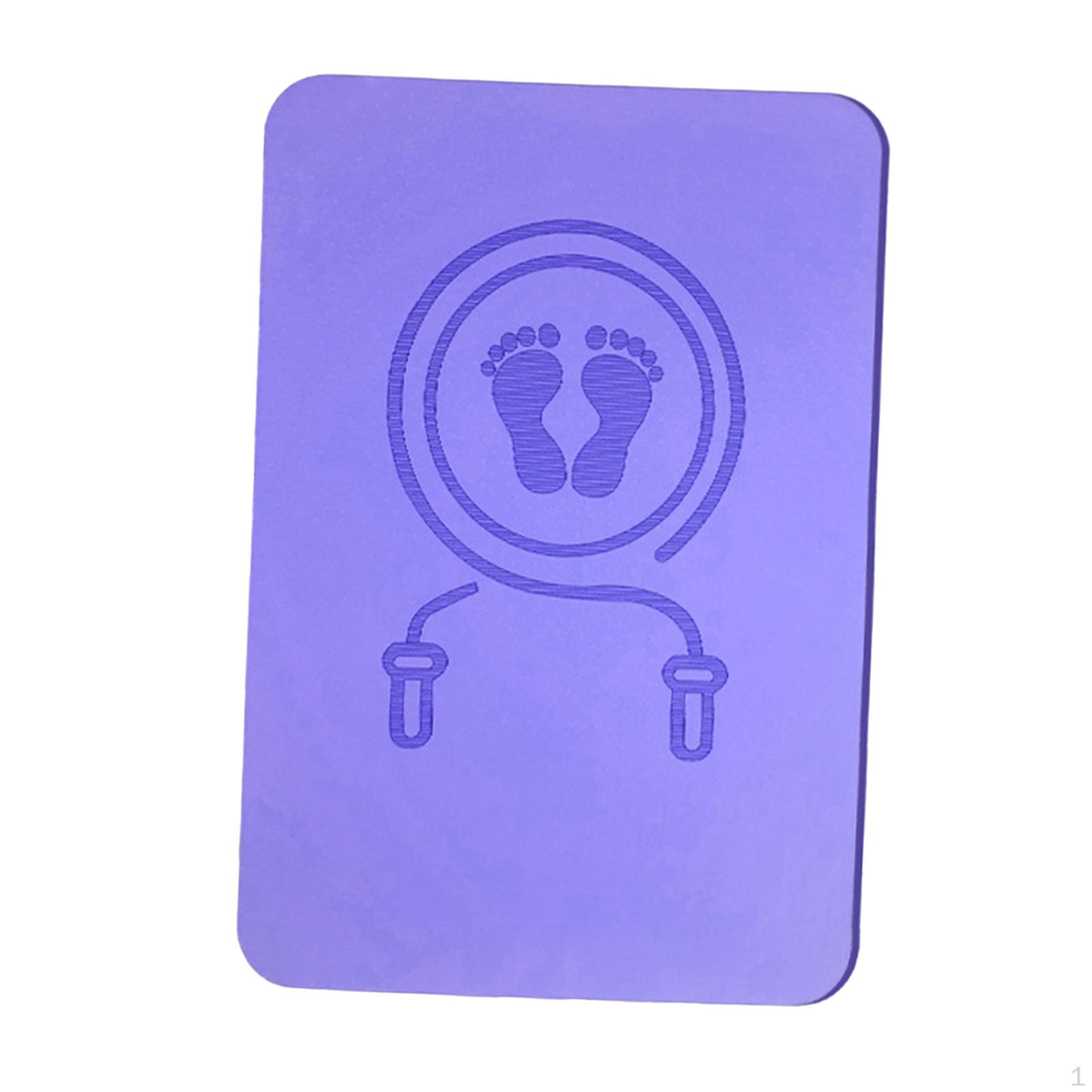 

Jump Rope Mat Indoor Slow Jogging Pad Shock Absorption Fitness Blanket Outdoor Non-Slip фіолетовий
