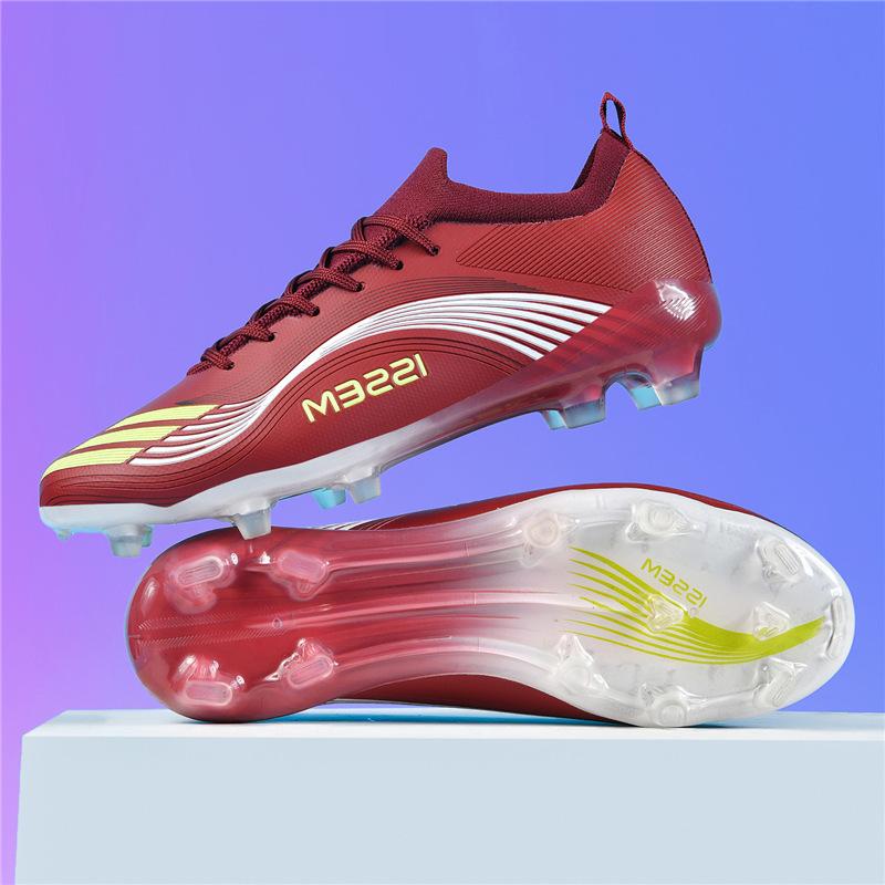 Summer Football Shoes Student Lawn Adult Children Spike Competition Training Shoes Sneakers 35