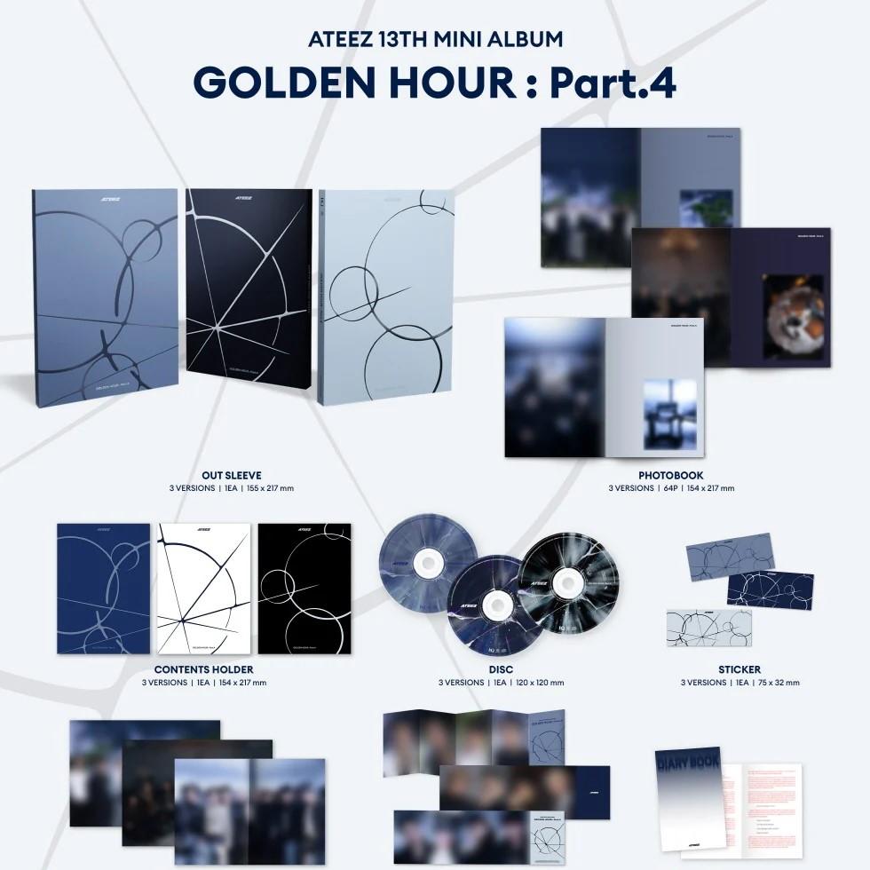 ATEEZ [GOLDEN HOUR : PART.4] 13th Mini Album