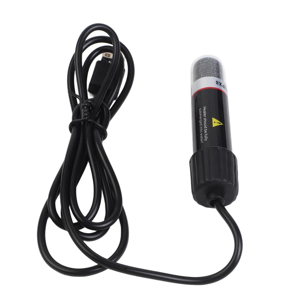 Fish tank heater rod 8 5cm automatic constant temperature 26 degrees USB power supply for small desktop aquariums