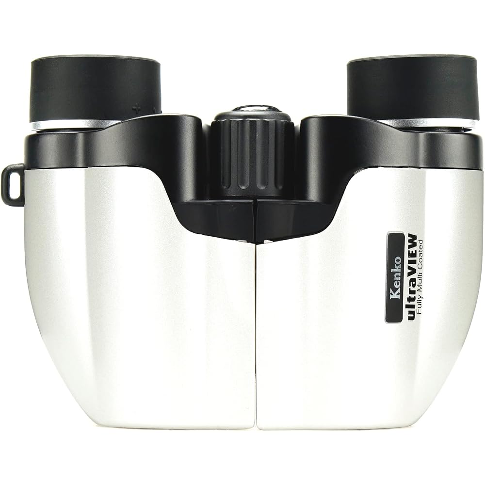 Kenko Ultra View M Compact 8x20 Binoculars, 8x Magnification, 20mm Objective Lens, Porro Prism, Fully Multi-Coated, Ultra-Lightweight (149g), for Conc