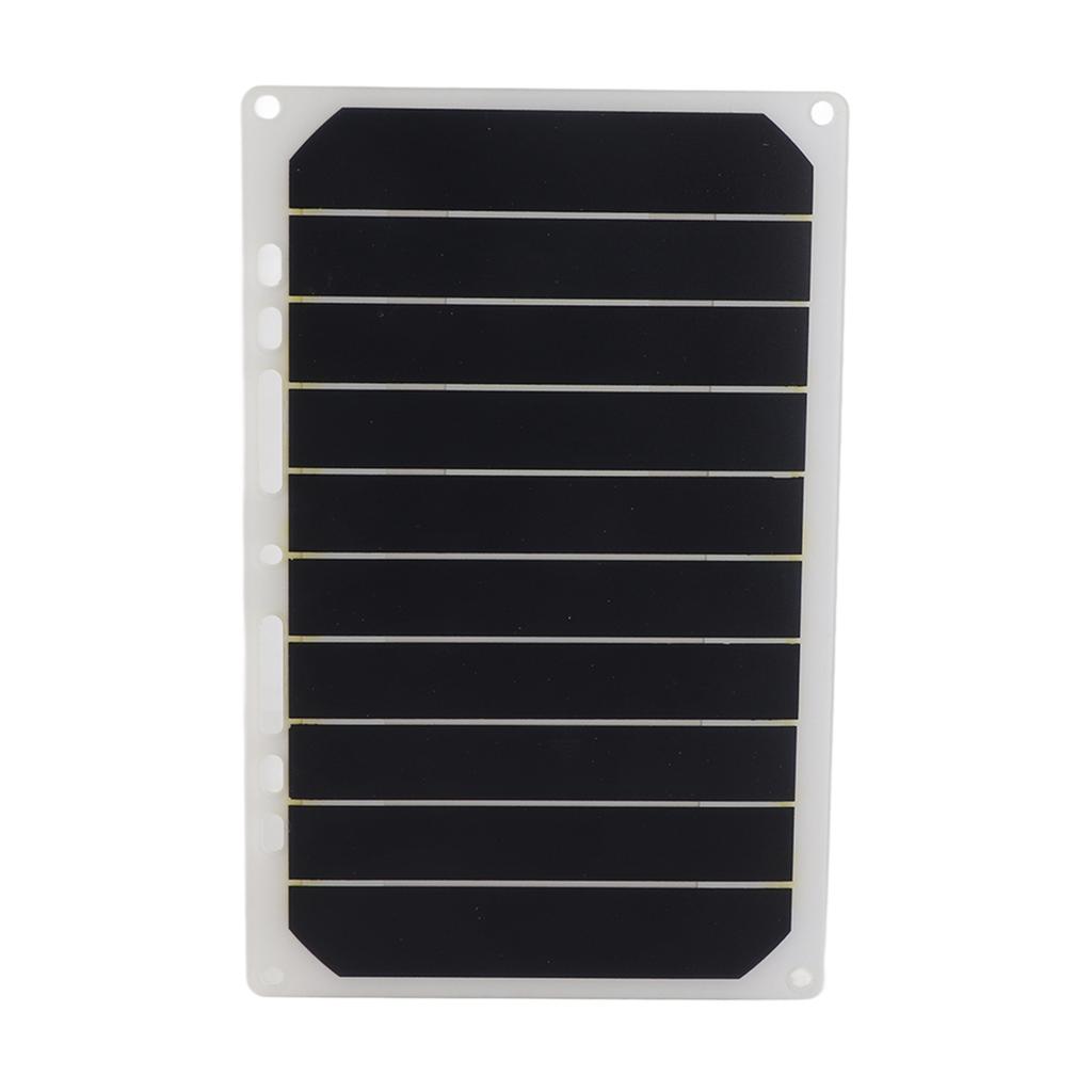 Tragbares 10-W-Solarpanel-Ladegerät für den Außenbereich mit Standard-USB-Ausgang zum Aufladen von Telefonen