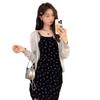 Small Suspender Floral Dress Children's Summer New Coffee Break French Seaside Vacation Temperament Long Dress
