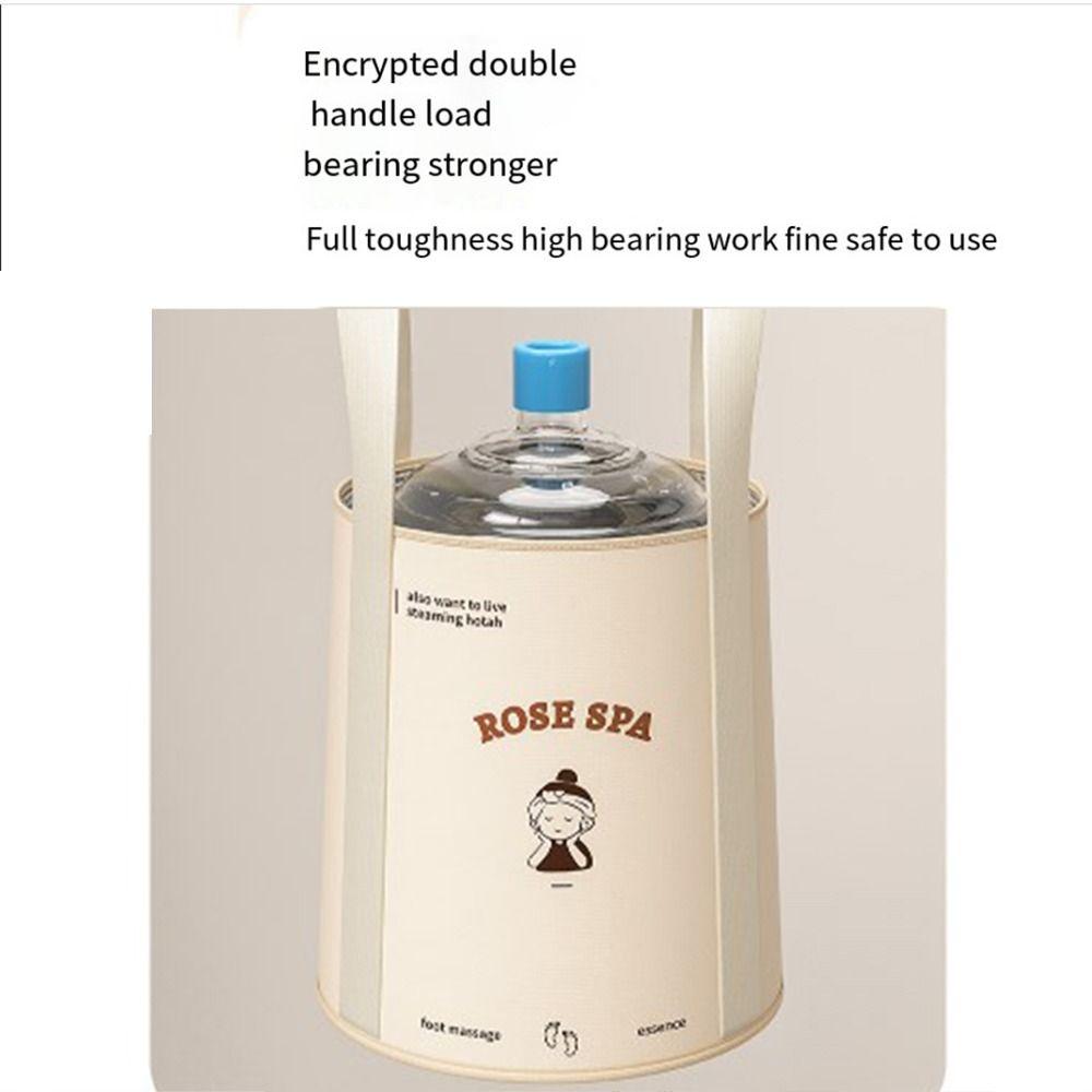 Cartoon Faltbare Fußwaschtasche Tragbarer Auslaufsicherer Eimer zum Einweichen der Füße Tief Leicht zu Tragen Zusammenklappbares Fußbadbecken