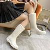 Fashion high rain boots women's waterproof shoes women's non-slip car wash rain shoes kitchen work shoes rubber shoes