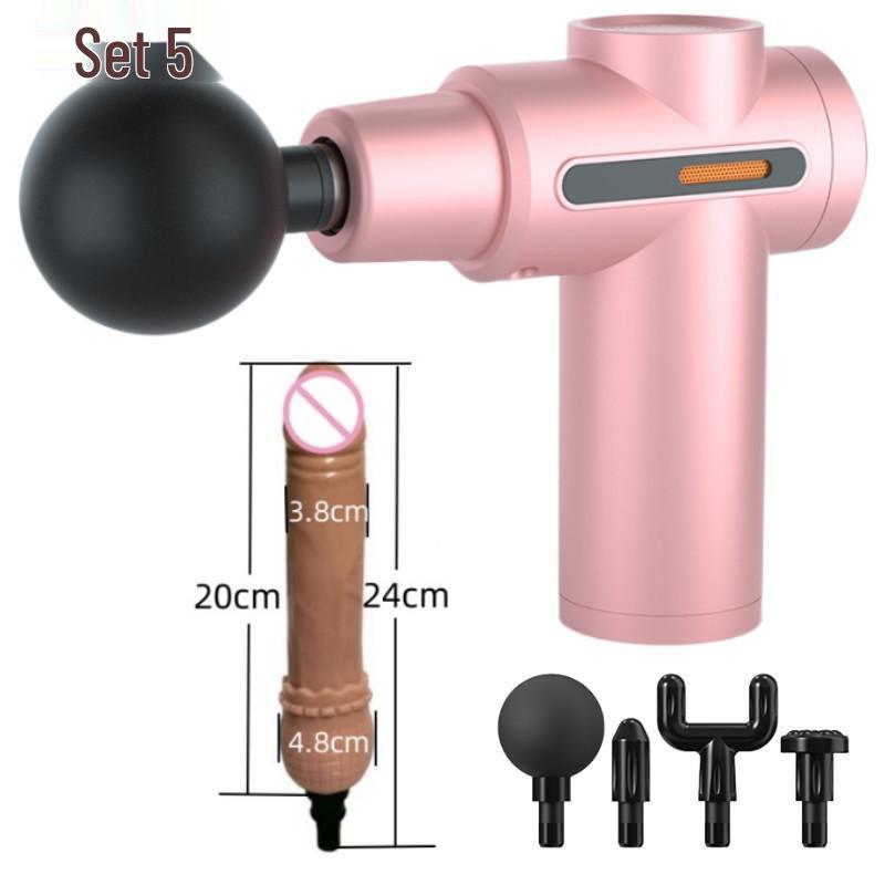 Silicone Adapter Replacement for Electric Fascia Massage Gun - Universal Head for Men & Women.