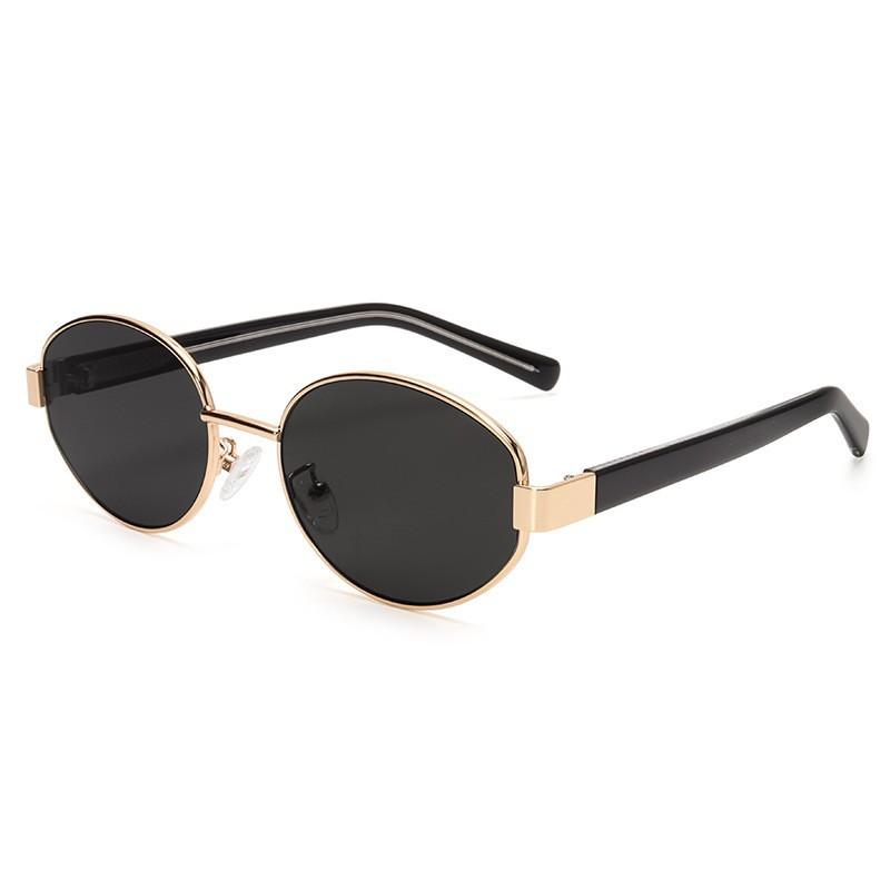 Sunglasses Women s Street Glasses Retro Oval High-end Cat Eye Sunglasses