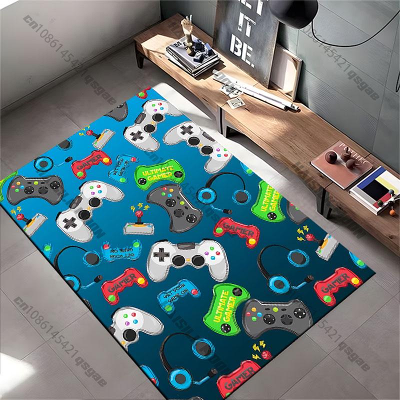 Gaming equipment and gamer theme carpet Yoga living room room decor children's crawling mat doormat area rug games mat