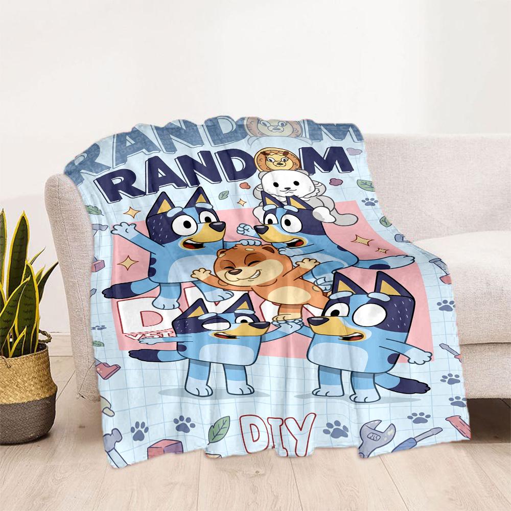 Bluey 50 Blanket Soft & Cozy Suitable for Seaside Bedding Office for All Occasions Stylish Decor Ideal Gift for Friends Family Couples Picnic
