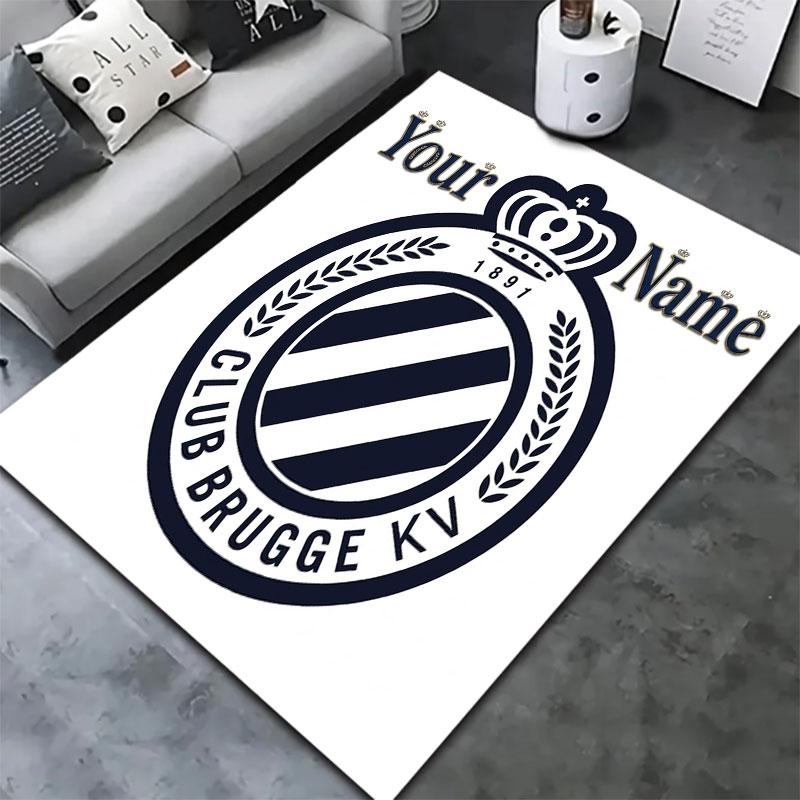 Club Brugge KV Custom Name Carpet Rug for Living Room Bedroom Home Sofa Decoration,Kids play Non-slip Floor Mat