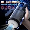 Male Masturbator Automatic Sucking Male Masturbation Cup Vibration Telescopic Heated Blowjob Pussy Pocket Rubbing Masturbation Toy Adult Goods for Men