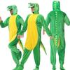 Halloween Costume Adult Animal Costume Tyrannosaurus Rex Green Dinosaur Animal onesie Costume