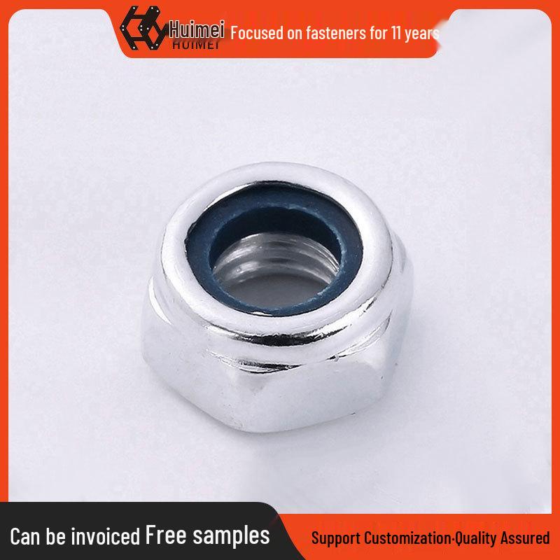4.8/8.8 Grade Galvanized Nylon Lock Nut M2-36 Anti-slip Self-locking Nut