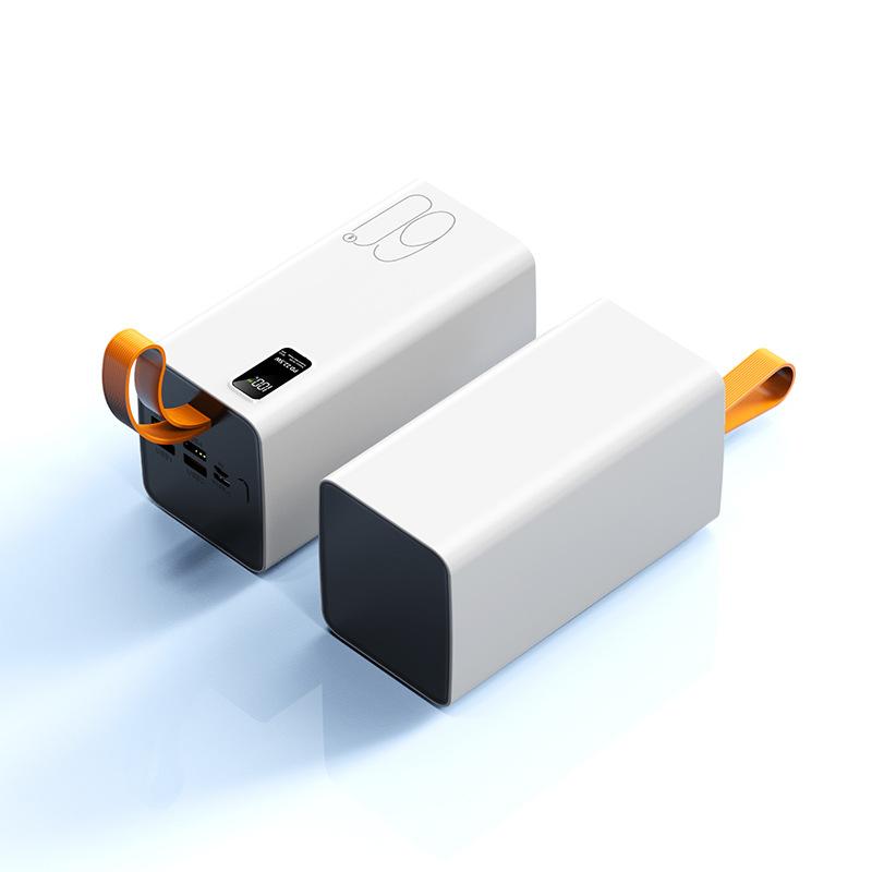 

Большая емкость 60000 мАч портативный внешний аккумулятор PD20W 22.5W USB C быстрая зарядка внешний запасной аккумулятор для iPhone Xiaomi Samsung 60000 mAh белый