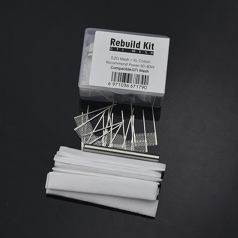 Diy Rebuild Kit Gti 0.2Ohm Mesh Coil Resistance Wire Replacement Accessories Tool