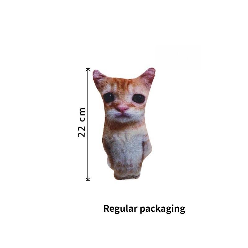 

1pc Cute Realistic Cat Plush Toy Stuffed Doll Soft Plush Gift for Kids Home Room Decoration