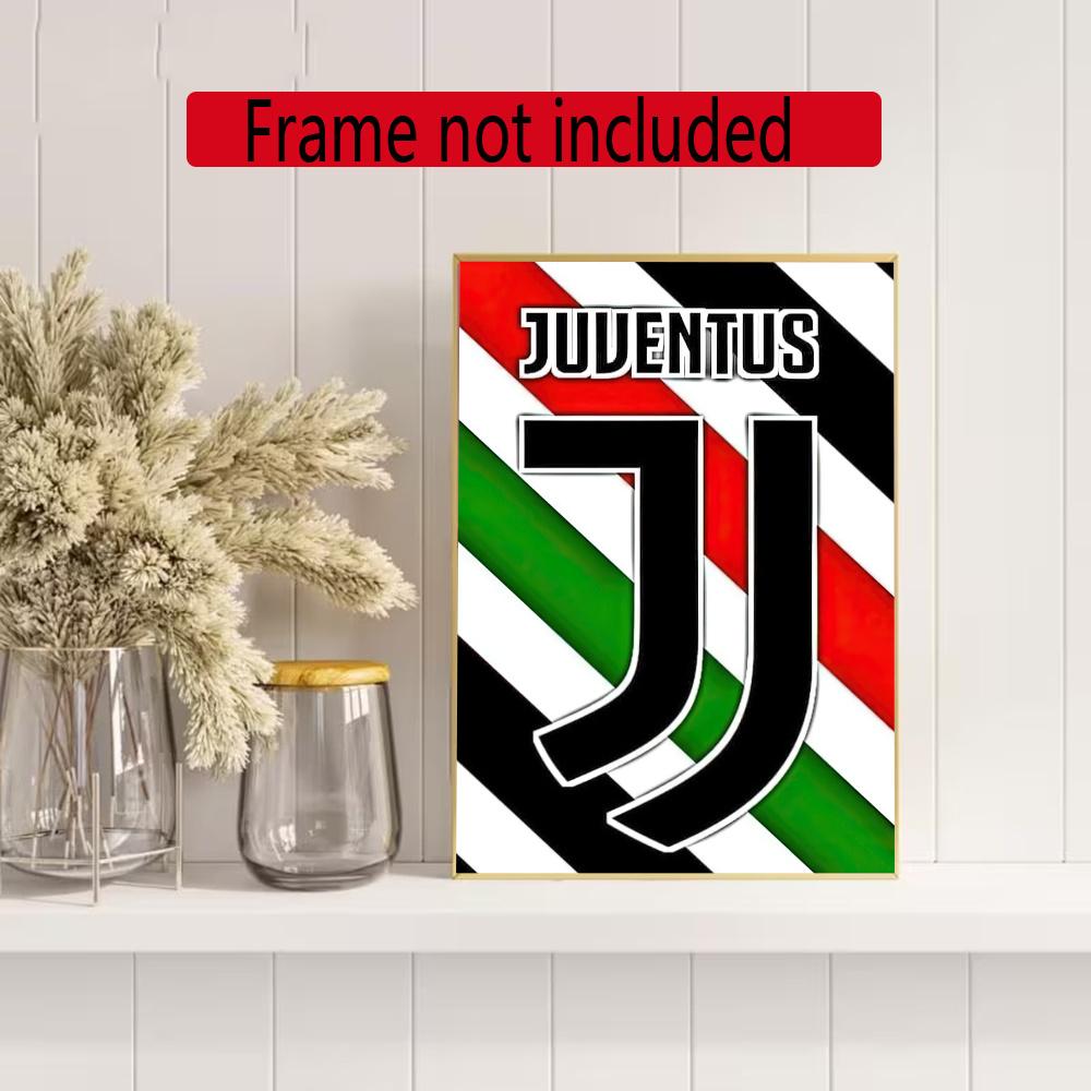 Juventus 5D Diamond Painting Round Diamond Rhinestones Mosaic Diamond Embroidery Wall Paintings Rhinestones Gift Frameless