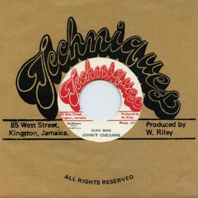 7inch Record JOHNNY OSBOURNE  ALTON ELLIS  Niah Man  Soul Groover DSRWR714 TechniquesDub  1972 Japan Reggae Ska  Dub