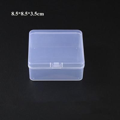 New Square Storage Box Transparent Plastic Jewelry Beads Container Durable Fishing Tools Accessories Power Tools Holder