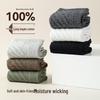 Men's Pure Cotton Antibacterial Mid-Calf Black Business Socks - 2025 New Autumn/Winter Style.
