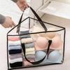 Triangle Hanger Organizer Triangle Storage Bag with Handles Dustproof Clothes Hanger Organizer Bag for Closet Wardrobe Laundry Room
