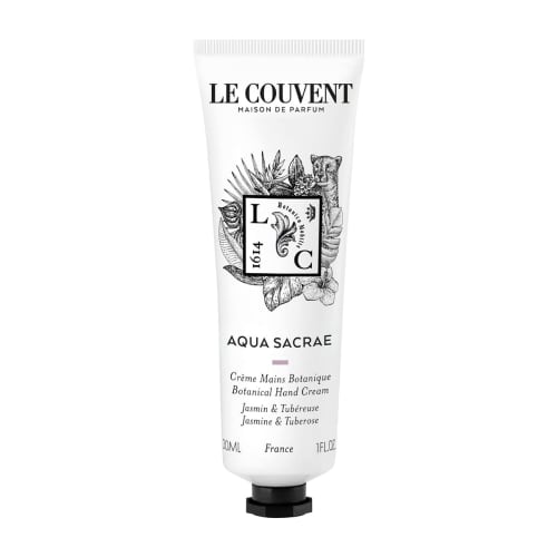 Le Couvent Maison de Parfum Aqua Sakurae Hand Cream, 30mL, Jasmine and Tuberose Powdery, Non-sticky, Moisturizing for Dry Skin, Perfect as a Gift