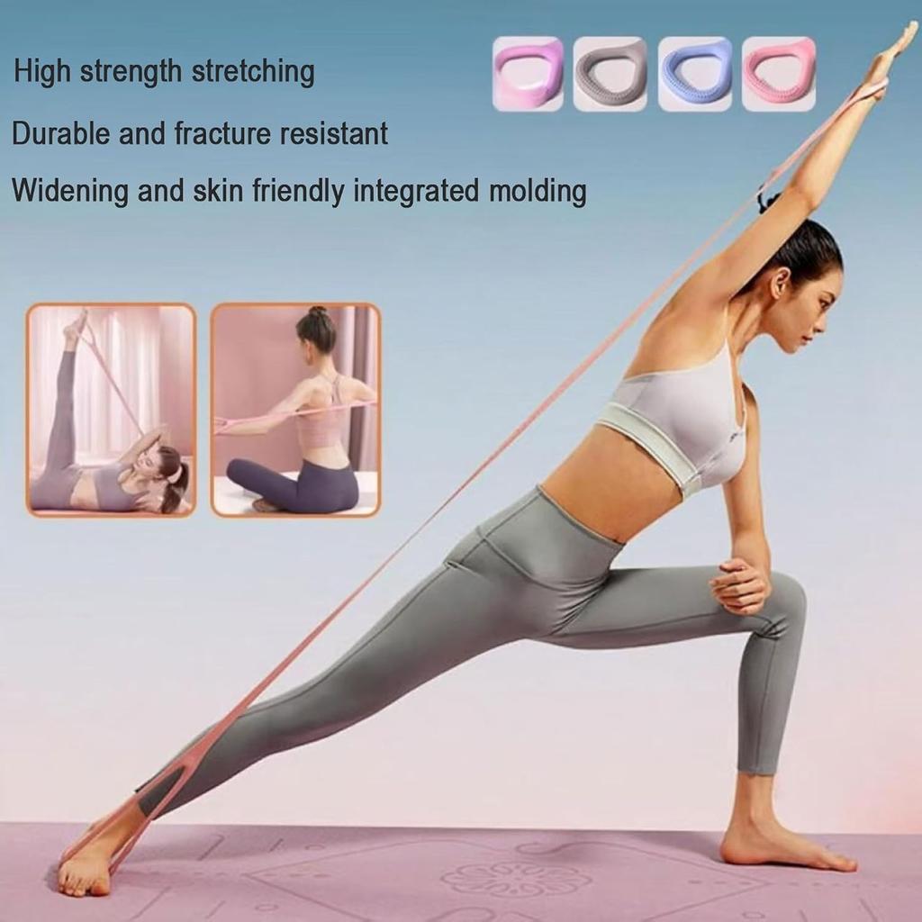 Figure 8 Resistance Bands for Yoga Pilates and Fitness Elastic Stretching Resistances Band for Arms, Back, Shoulders, and Chest Workouts, Versatile