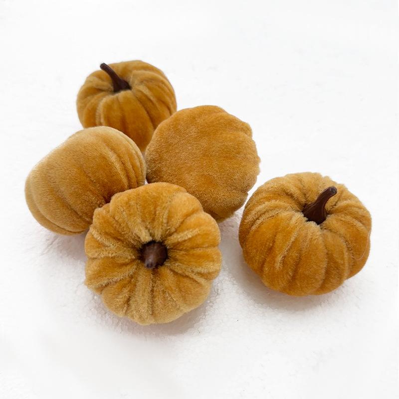 5/10 Pcs Halloween Simulation Pumpkin Desktop Decoration Halloween Party Foam Pumpkin Halloween Decoration