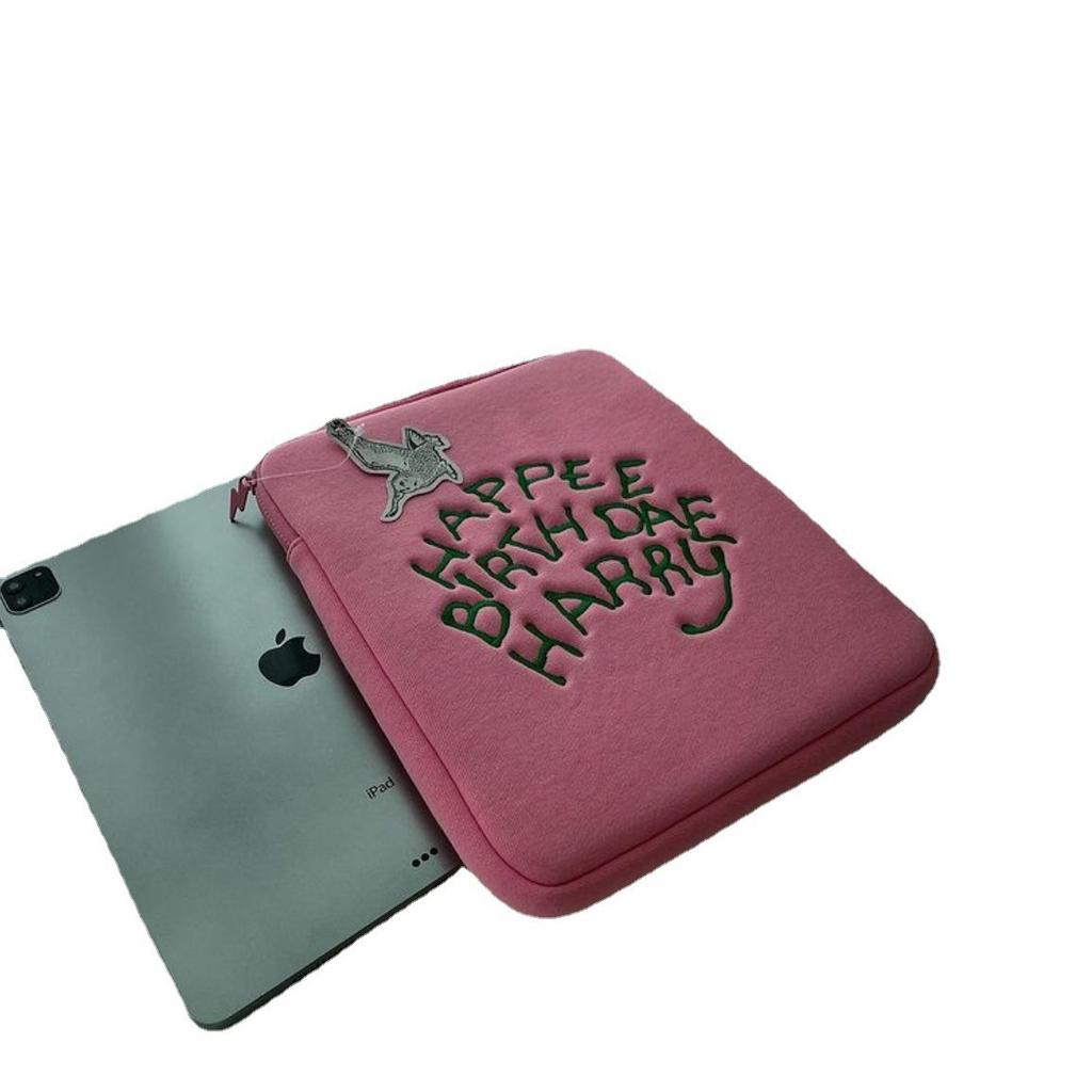 Cake pink tablet ipad case liner bag