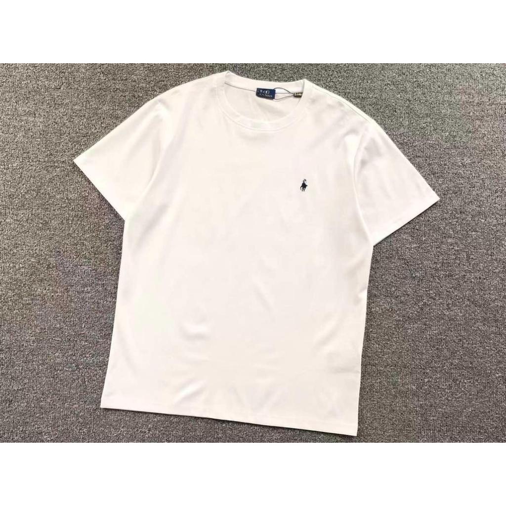 Luxury Brand Short Sleeve T-shirt Men and Women Summer New Fashion Paul Pony Embroidery Casual Cotton Breathable Top
