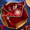 Tassel Design New Year Blessing Bag Multiple Patterns Red Money Packet Chinese HongBao  Birthday