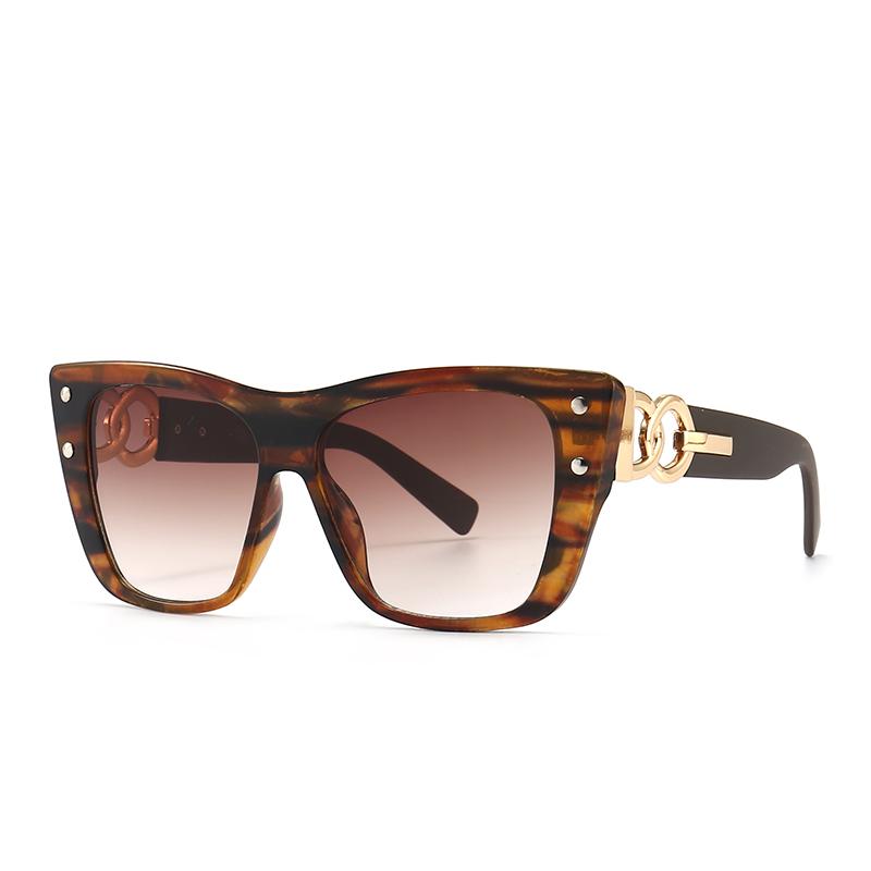 Cross-Border Export New Modern Retro Square Frame Sunglasses Ins Style Street Style Big-Name Sunglasses 925