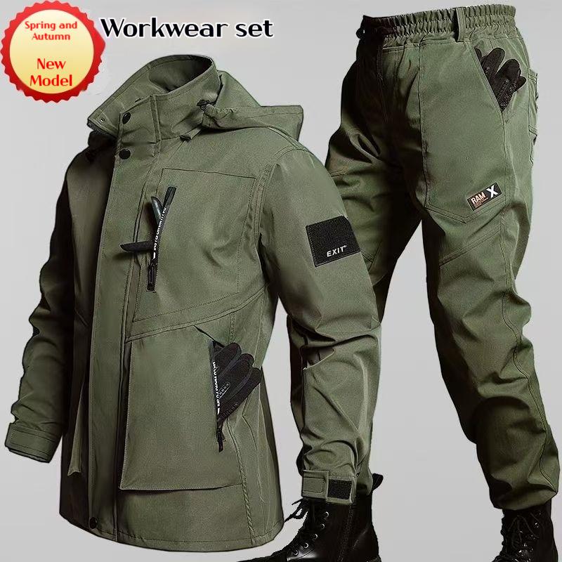 Luxury Training Suit Men Men's Sports Suits Tracksuit Sports Suit Man Clothes Waterproof Windproof and Warm Assault Suit