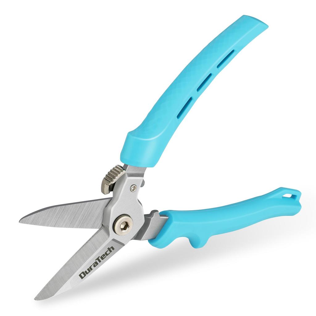 DURATECH Scissors with Stainless Steel Powerful Cutting 56mm Blade High for DIY Bulky Waste Home and Other Work Multi-Purpose Blades, All-Purpose