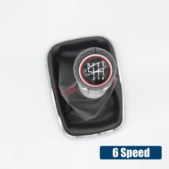 5/6 Speed car Gear Shift Knob Stick Head Gear Shift Lever Handle for Volkswagen VW Golf 4 IV MK4 GTI R32 Bora Jetta 1999-2004