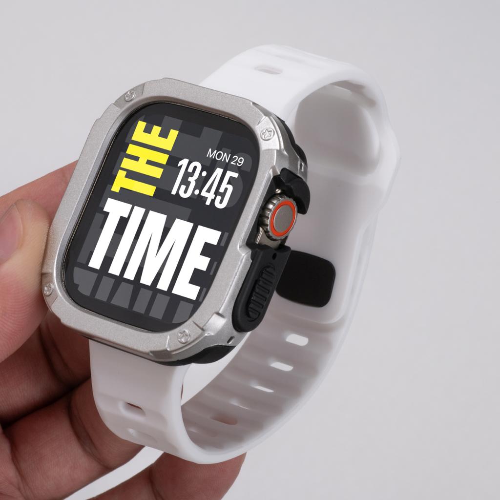 Case+Strap For Apple Watch Ultra 3/2 49mm 40/41 44/45 46mm Protective Cover Silicone Band For Iwatch Series 11 10 9 8 7 6 5 SE3