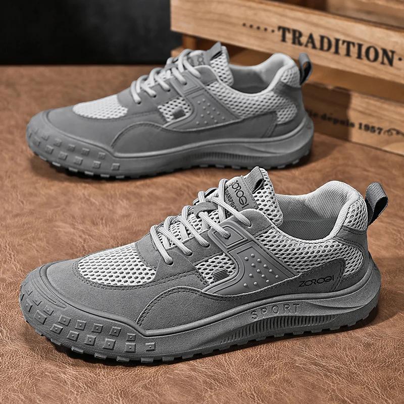 

Модные летние новые повседневные мужские кроссовки для фитнеса, дышащие походные кроссовки для активного отдыха, модные массажные спортивные сетчатые баскетбольные кроссовки 44 серый