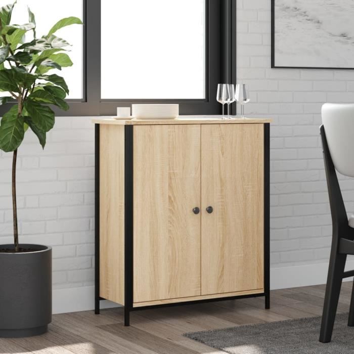 VidaXL Buffet Sonoma Oak 70x30x80 Cm Engineered Wood 835535