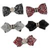Yousheng Bow Tie Sparkling Rhinestones Inlaid Adjustable Tightness Formal Bow Tie Versatile Business Banquet Office Matching Decoration