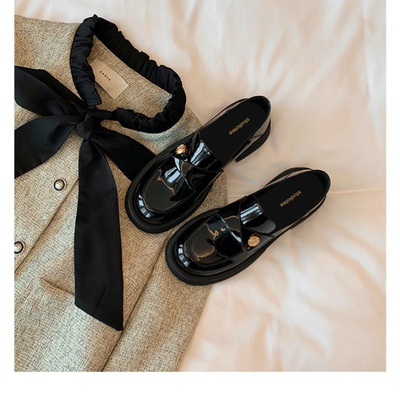 Women's Shoes with Single Thick Heels, Soft Soles and Thick Soles