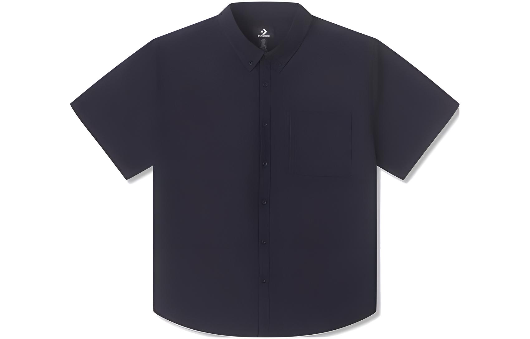 Converse Shirts Men s Navy Blue Lapel Moderate Other 10025290-A01 S