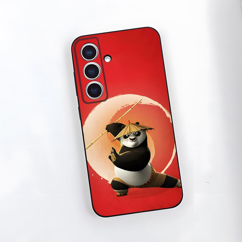 

K-Kung Fu Panda Phone Case For Samsung A25 A13 A33 5G A54 A36 A35 A56 A52 A14 Shockproof Soft Cover Samsung A52