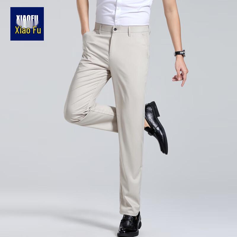 Men's Elastic Waist Business Casual Pants