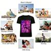 League of Legends KDA Group Print T-shirt Trendy Anime Game Peripheral Casual Top For Men And Women Pure cotton T-shirt