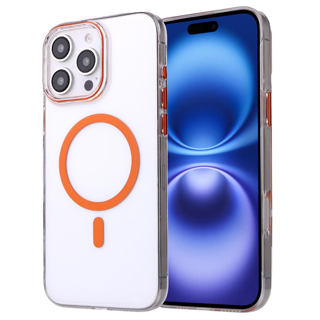 For iPhone 16 Pro Magnetic Case Compatible with MagSafe 1.0mm Ultra Thin PC Back Cover