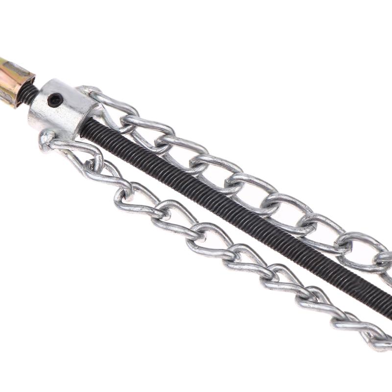Push-Type Rotary Cable Sewer Dredge Flex-Shaft Sewer Descaling Chain Multi-Purpose Pvc Pipe Maintenance Tool For 16Mm Spring