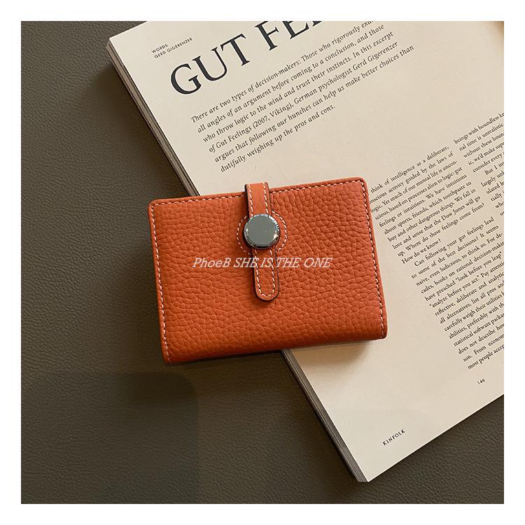 Exquisite 2025 Women's Slim Card Holder - High-Capacity Genuine Leather, Multi-Card Slots, Niche Design